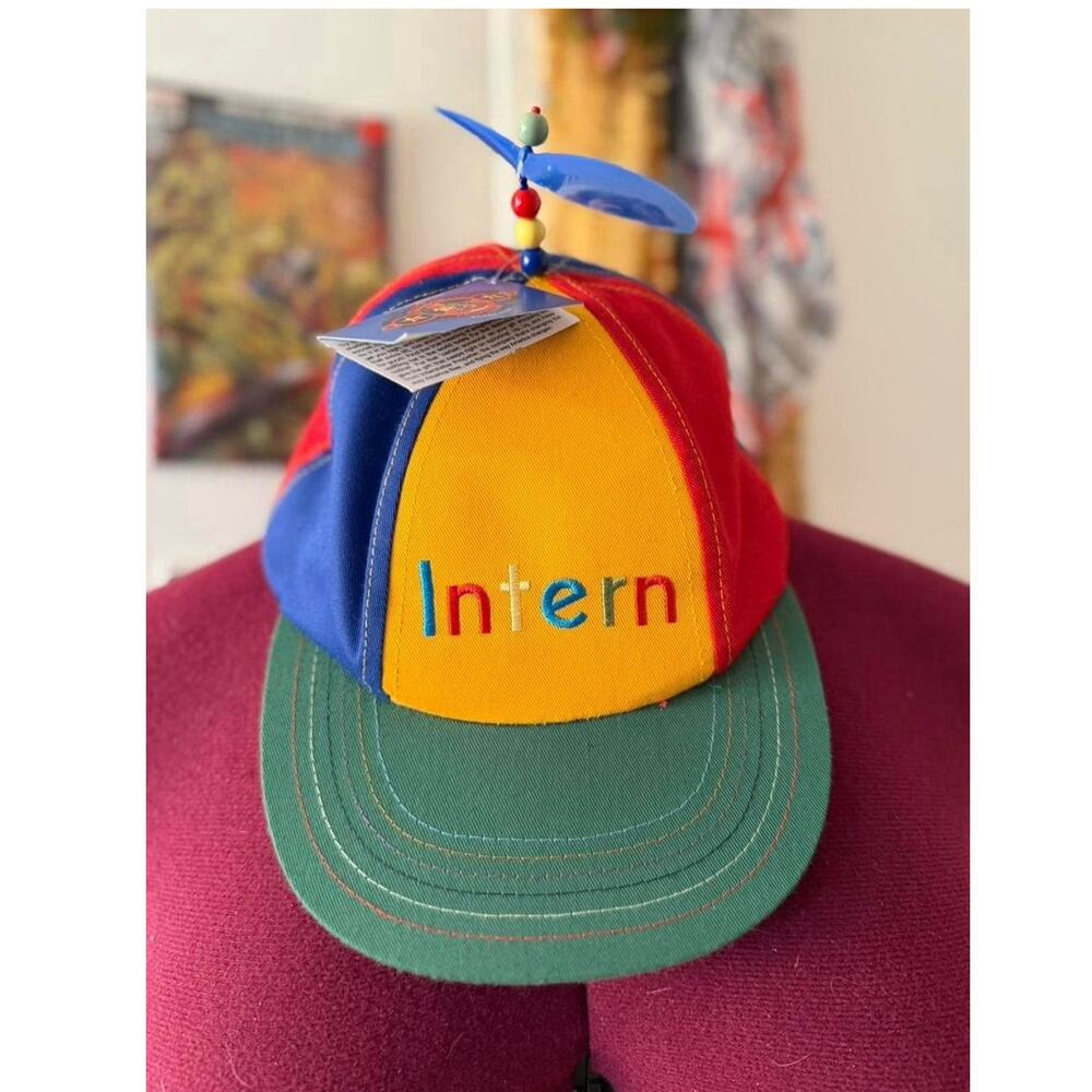 Interstellar Propeller Intern Multicolor Propeller Beanie Hat